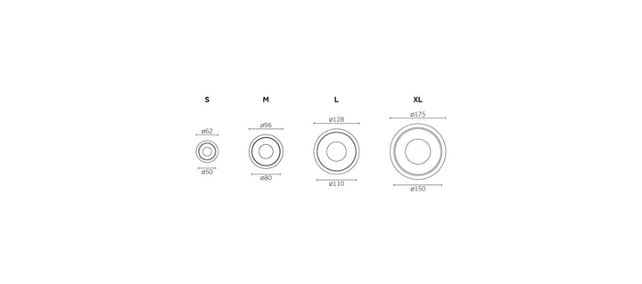Mood Pro Adjustable Round (Professional Ceiling recessed downlight - Reggiani)