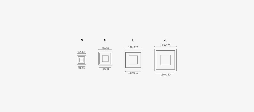 Mood Pro Adjustable Square (Professional Ceiling recessed downlight - Reggiani)