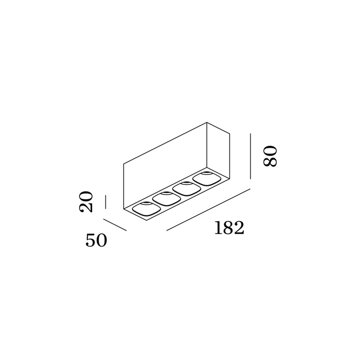 PIRRO SPOT SURFACE 4.0 (Ceiling General Light - Wever & Ducre)
