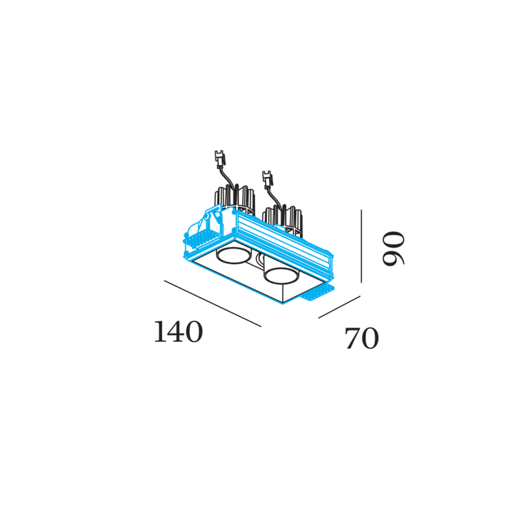 SNEAK TRIMLESS 2.0 LED (Ceiling recessed downlight - Wever & Ducre)